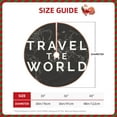 thumbnail image 4 of Bingfone Christmas Tree Skirt Mat Christmas Decoration Interior 30"-Travel The World1, 4 of 8