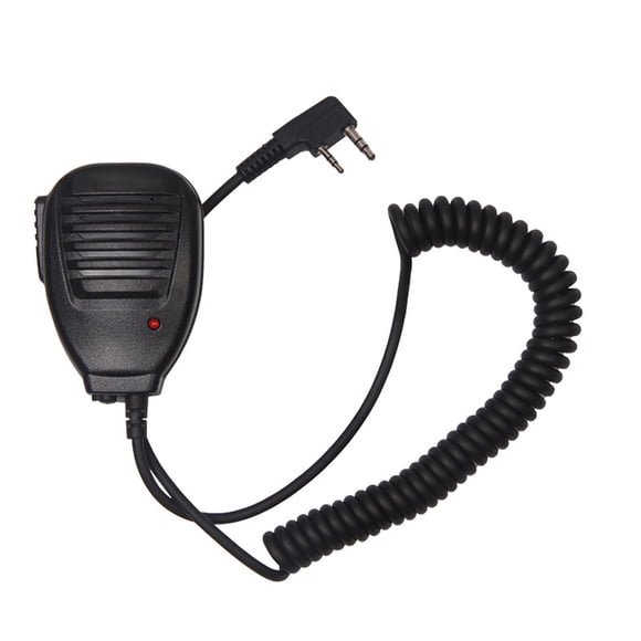 JIAHAOO Micro Haut-Parleur Compatible pour Radios Wouxun, Kenwood, Linton Prises 2 Broches, Facile à Utiliser, Améliore la Communication
