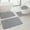 Gray, variant on Momihoom New Bathroom Carpet Set Of Four, Latex Non-Slip Base, Flat Glossy Surface