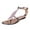 Gold, variant on Samickarr Summer Sandals For Women Indoor And Outdoor Wide Womens Fashion Buckle Strap Geometric Crystal Roman Cover Heel Flat Outside Shoes