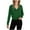 Green, variant on Stamzod Cropped Sweatshirts for Women 2025 Solid Color Quarter Zip Pullover Women Tops with Pocket Fall Fashion Must Haves Wine S
