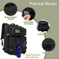 thumbnail image 3 of Mochila táctica WOLT 45L Military Molle para hombre negra, 3 of 7