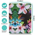 thumbnail image 3 of Aesthetic Pet Food Mat - Artistic Floral, Waterproof Dog Bowl Placemat, 3 of 3