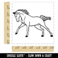 thumbnail image 2 of Wild Arabian Horse Self-Inking Rubber Stamp Ink Stamper - Black Ink - Large 1-1/2 Inch, 2 of 7