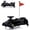 Black, variant on Ride On Drift Kart, 24V Electric Go Kart with 180W Brushless Motors, Up to 7.5 mph Variable Speed Battery Powered Outdoor Ride On Toy with LED Light Soft Start for Kids 8-12, Black
