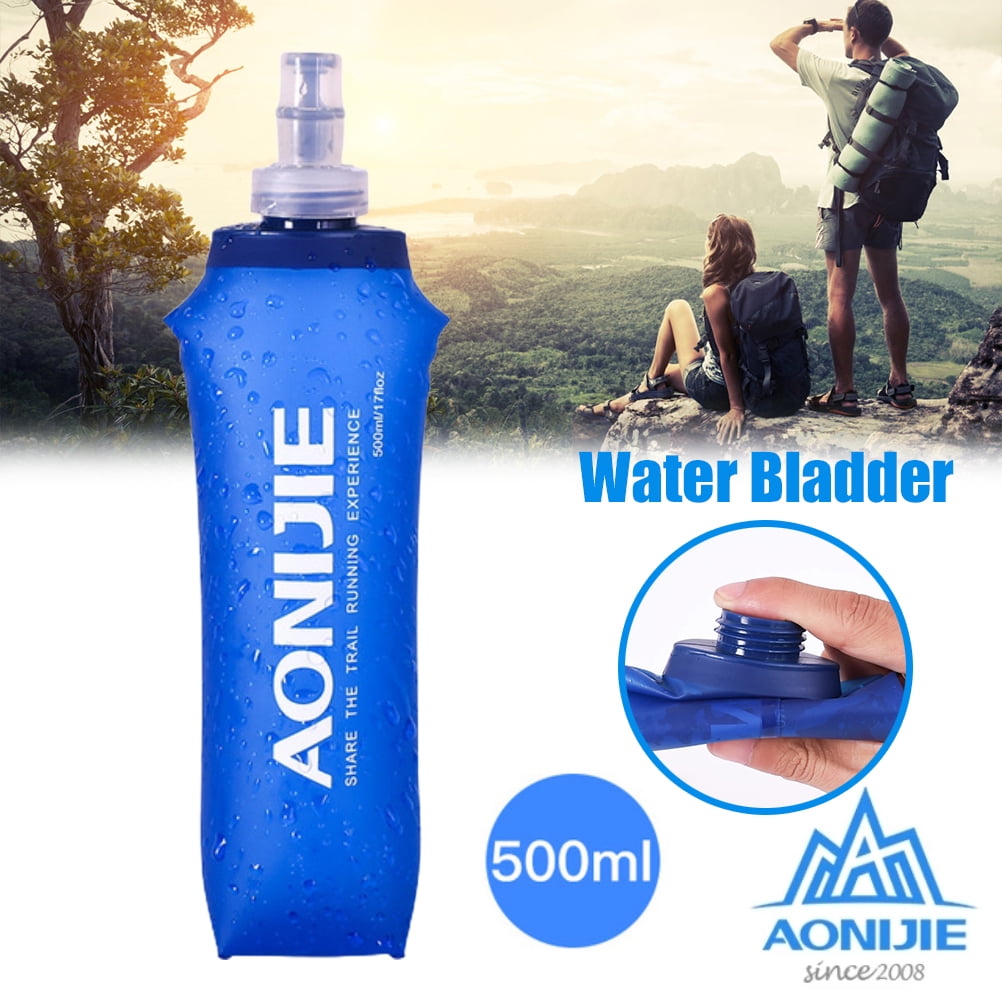 Climbing Traveling Running AONIJIE Hydration Bladder Foldable Water Reservoir Backpacking Water Storage Bag with Cleaning Drying Kit for Outdoor Hiking Cycling BPA Free 