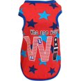 thumbnail image 1 of Pet Clothes Hangers for Small Dogs Pet Print Shirts Breathable Summer Cotton Sleeveless T Shirt Comfortable Dog Shirts Breathable Dog Vest for Dogs Cats Pet Clothes for Medium Dogs Summer, 1 of 5