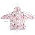 thumbnail image 7 of Doodle Poodle Image Blanket Hoodies for Kids 6-13YR Oversize Wearable Blanket Hoodies for Boys Girls Teens, 7 of 7