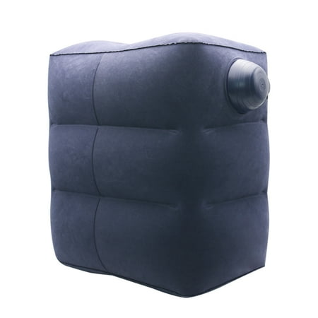 Navy Blue Cushions Air Mattress PVC Flocking Outdoor Cushion Sports Car Cushion Travel Spirit Foot Pad Dark blue ()