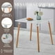 thumbnail image 2 of Mesa Reunion Comedor Cuadrada Estilo Eames Minimalista blanco 6.49 pulg Pido Todo E-MDCC4M-WH, 2 of 7