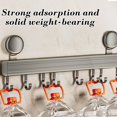 thumbnail image 4 of PEONAVET Aluminum alloy bathroom hook Suction Cup Hook Kitchen No Punching Strong Load-bearing Multifunctional Spoon Shovel Hanging Rack One Seamless Hanging Hook Rack, 4 of 9