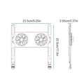 thumbnail image 1 of Laptop Cooling Heightening Stand Tabletop Tablet Heat Dissipation Rack Home Portable Cooler Holder Notebook Computer Accessories Gray, 1 of 9