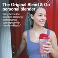 thumbnail image 3 of Hamilton Beach Shakes et Smoothies avec Mixeur Personnel Sans BPA, 14 oz, Rouge, 3 of 8