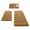 #00- Khaki, variant on PoyoKee 3pcs Soft Bathroom Rugs, Memory Foam Bath Mat, Non-Slip Absorbent Bathroom Rug for Laundry, Bath Mats Home Decor, 15"x31", Pink
