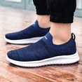 thumbnail image 2 of Men's Knitted Walking Shoes Lightweight Wide Width Sneakers Indoor Outdoor Workout Running Shoes Breathable S𝗅ip On Trainers Shoes Casual Non-S𝗅ip Athlet𝗂c Shoes, 2 of 9