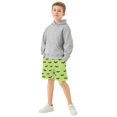 thumbnail image 6 of Bat Pattern Athletic Shorts Breathable with Comfort Fit Drawstring Casual Sweatshorts Small, 6 of 9