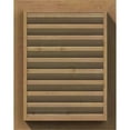 thumbnail image 5 of Ekena Millwork 20"W x 30"H Rectangle Gable Vent (25"W x 35"H Frame Size): Unfinished, Functional, Smooth Western Red Cedar Gable Vent w/ 1" x 4" Flat Trim Frame, 5 of 6