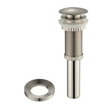 Kraus PU-10-MR-1SN Pop Up Drain and Mounting Ring Satin Nickel