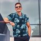 thumbnail image 4 of Fotbe Ink Rose Camiseta Polo de Golf para Hombre con Estampado – Camisa Deportiva Transpirable con Cuello Abotonado-XX-Large, 4 of 6