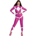 thumbnail image 3 of Disguise Womens Pink Ranger Deluxe Costume - Size Large, 3 of 3