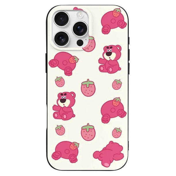 Funda Lotso de TPU para iPhone 16 Pro Max: ultrafina, a prueba de golpes, antiamarilleo, resistente a arañazos, compatible con carga inalámbrica, agarre mejorado, estilo negro.