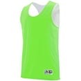 thumbnail image 2 of Augusta Sportswear 148 Men's Reversible Wicking Tank Lime/White 2XL, 2 of 2