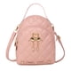 thumbnail image 1 of Mochila pequeña Vevor, colgante de cisne bordado, doble capa, color rosa, tamaño libre, 1 of 5