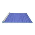 thumbnail image 2 of Ahgly Company Machine Washable Indoor Rectangle Abstract Blue Contemporary Area Rugs, 7' x 10', 2 of 4