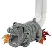 Bulldog Gutter Downspout Statue