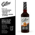 thumbnail image 3 of Collins Brown Sugar Simple Syrup for Cocktails, Coffee Iced Tea Baking 32oz, 3 of 6
