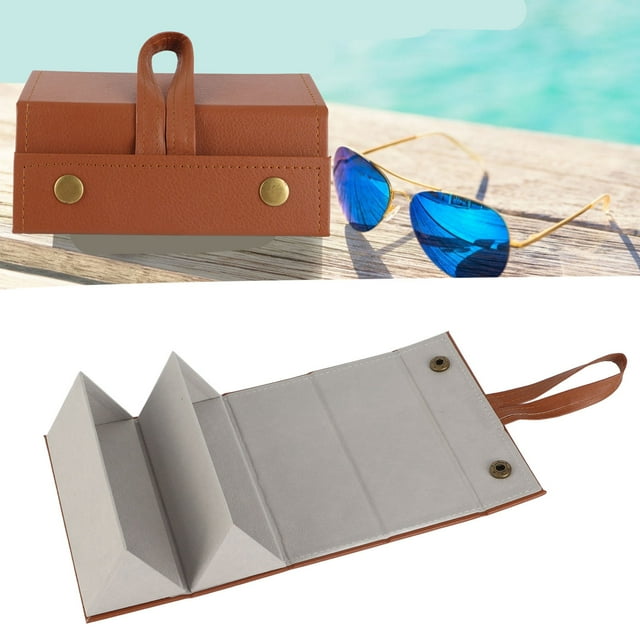 Caja De Gafas De Sol, Organizador Portátil De Gafas De Sol Para Almacenamiento De Gafas Para Mochila