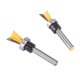 thumbnail image 5 of 2Pcs/Set Dovetail Bit Joint Router with Bearing Woodworking Milling Cutter 1/4in Shank, 5 of 5