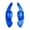 Blue, variant on Lightweight Aluminum Steering Wheel Larger Paddle Shifter Replacement Easy Installation Suitable for Automotives-