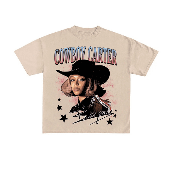 Beyoncc Cowboy Carter 2025 Sand Short sleeve Unisex T shirt