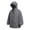 🔥 Dark Gray_New, variant on Solid Color Ice Silk Hooded Sunscreen Jacket, Thin Breathable Long Sleeve Anti UV Coat, Casual Outdoor Summer Daily Wear for Men Black M