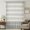 Gray, Beige, White, variant on Light Blue Striped Sheer Curtains 108" Extra Long for Living Room, Contemporary Classic Abstract Stripes Light Filtering Privacy Drapes, Semi Sheer Window Treatment for Floor to Ceiling Window