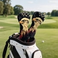 thumbnail image 4 of Uorisanigo Golf Club Head Covers 3 Pieces Bald Eagle American Flag Driver Fairway Wood Hybrid Cover Wood Head Cover Waterproof PU Leather Golf Accessories for Men, 4 of 7