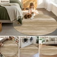 thumbnail image 5 of Round Rug 7Ft Washable Non-Slip, Brown Circle Area Rugs for Living Room Bedroom, Vintage Modern Abstract Art Ombre Indoor Floor Mats Carpet Runner for Home Decor Aesthetic, 5 of 8