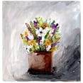 thumbnail image 3 of Chapman, Marcy 12x12 Black Modern Framed Museum Art Print Titled - Spring Bouquet, 3 of 5