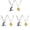Dark Gray 3Packs, variant on Couple Sun And Moon Patchwork Cartoon Necklace Sun And Moon Metal Drip Oil Couple Necklace Pendant, 50 cm, Dark Gray 6Packs