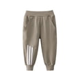 thumbnail image 2 of Bellafa Toddler Little Boys Cartoon Sweatpants Solid Kids Joggers Knit Pants Casual Loose Sports Long Pants For 2-8 Years, 2 of 6
