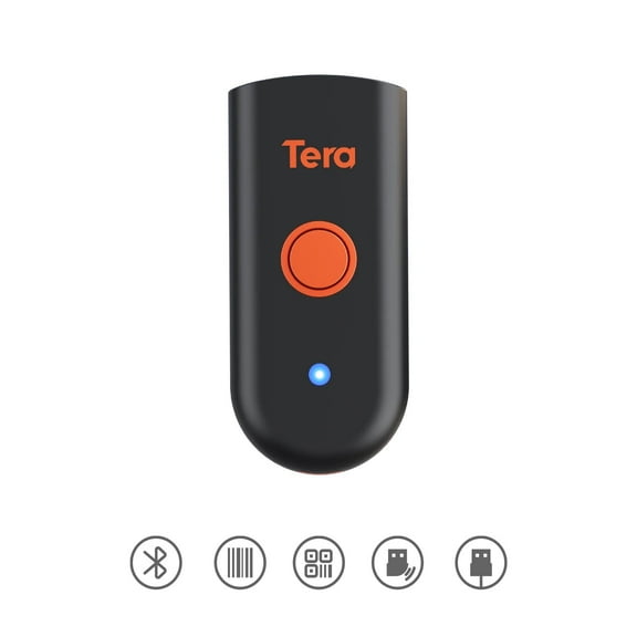 Tera 1D 2D Portable Wireless Barcode Scanner 1200