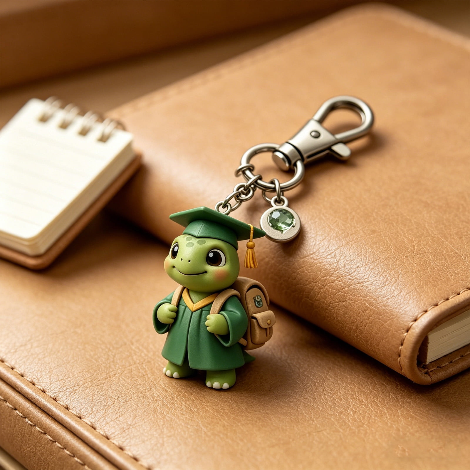 Turtle Keychain Pocket Blessing Card Inspirational Faith Gift Pendant Daily Carry Keychain Decor for Christians Baptism Church Gift Use