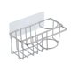 thumbnail image 1 of Estante de almacenaje para fregadero de cocina, soporte de esponja de acero inoxidable, organizador de baño de esponja con cepillo autoadhesivo para almacenar paños de cocina, 1 of 5