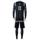 thumbnail image 5 of Disfraz de Nagi Seishiro de Anime Blue Lock, camiseta blanca y negra, mono de fútbol, ropa para fiesta de carnaval y Halloween, 5 of 5