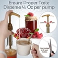 thumbnail image 2 of 750ml Transparent Coffee Syrup Bee Drip Storage Dispenser Pump Bottle Squeeze Milk Bottle Honey Jar Container, 2 of 14