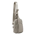 thumbnail image 1 of Bandolera ODODOS Daily Waterproof Nylon Taupe, 1 of 6