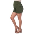 thumbnail image 1 of Short para Embarazo Casual Cómoda en manta Almacenes Mario Color Verde Militar Talla Unitalla, 1 of 4