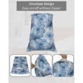 thumbnail image 7 of Blue Floral Spring Pillow Covers King Size 2 Pack, Watercolor Art Elegant Botanical Soft Bed Throw Pillowcases Breathable Cooling Long Lumbar Body Pillow Sham Cover for Bed Sofa 20''x36'', 7 of 7
