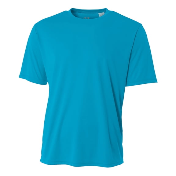 A4 Youth Atheltic Short Sleeve Cooling Performance Crew Neck T-Shirt ELECTRIC BLUE, Large, NB3142